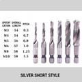Tapping And Chamfering Integrated Hexagonal Shank Drill